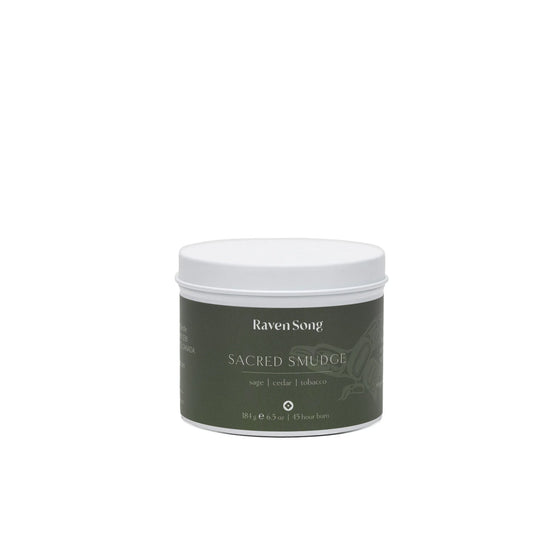 Sacred Smudge Candle | Sage + Cedar + Tobacco Leaf