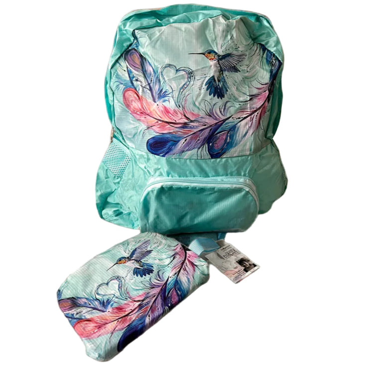 Hummingbird Feather Backpack