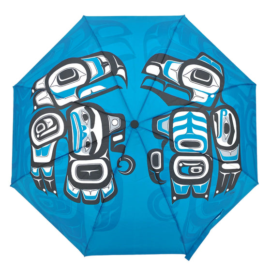 Love Birds Collapsible Umbrella by James Johnson