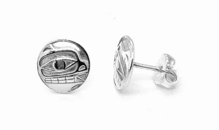 10mm Bear Stud Earrings