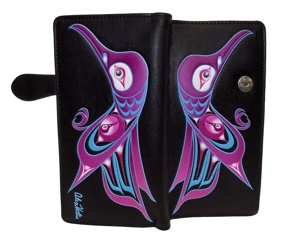 Hummingbird large wallet/with ZIpper