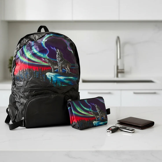 Sky Dance - Wolf Song Foldable Travel Backpack
