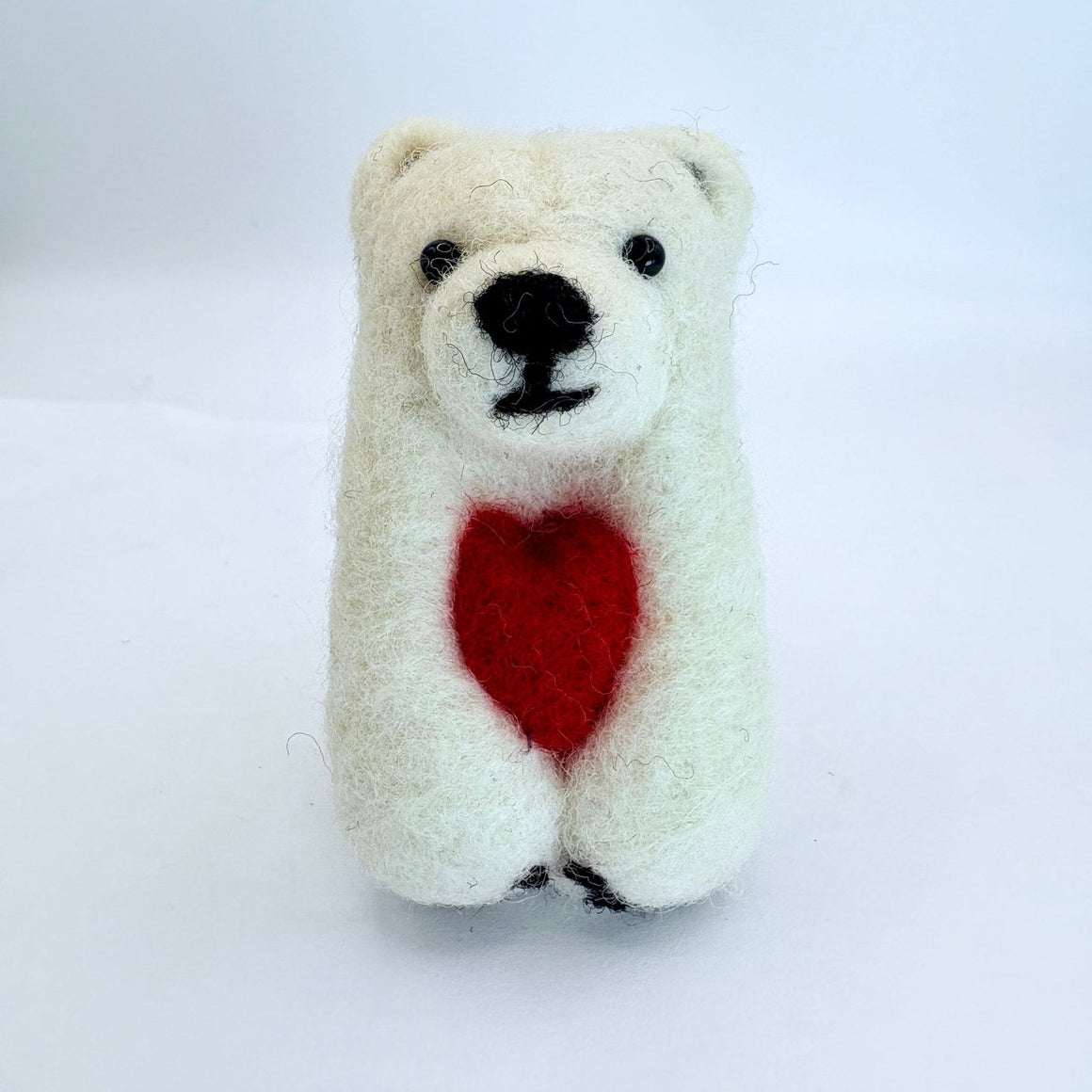 Wool Hanging ornaments. Spectacled Bear