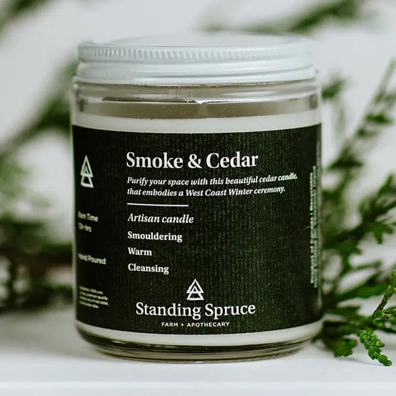 Smoke & Cedar Candle | 8oz