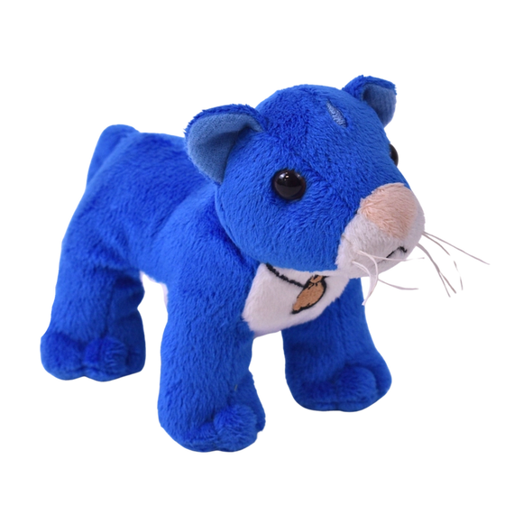 5" Blue Panther, Plush Finger Puppet - Cherokee Collection