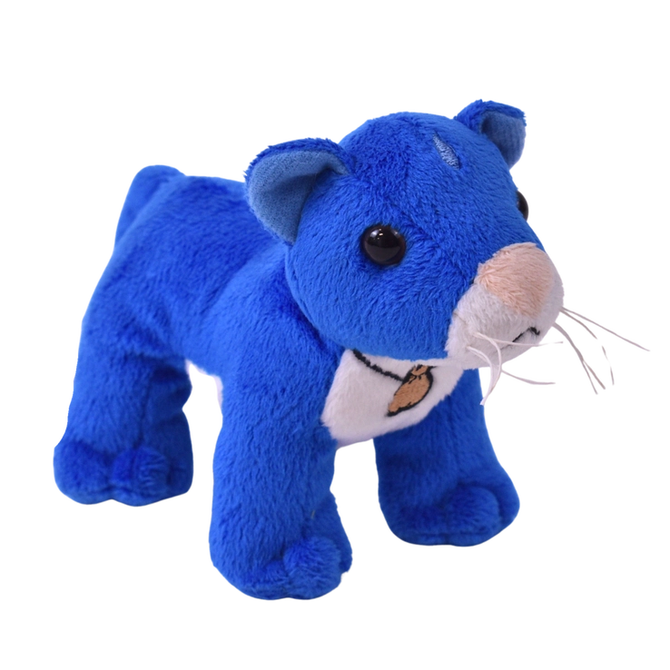 5" Blue Panther, Plush Finger Puppet - Cherokee Collection