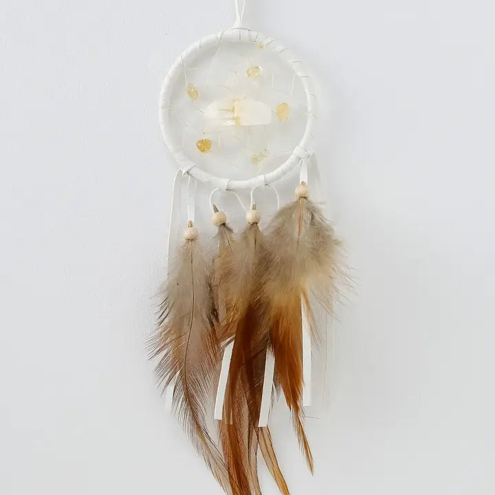 2.5" White Vision Seeker Dream Catchers