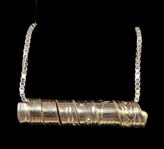 Raven Silver Spiral Pendant by Graham Henry