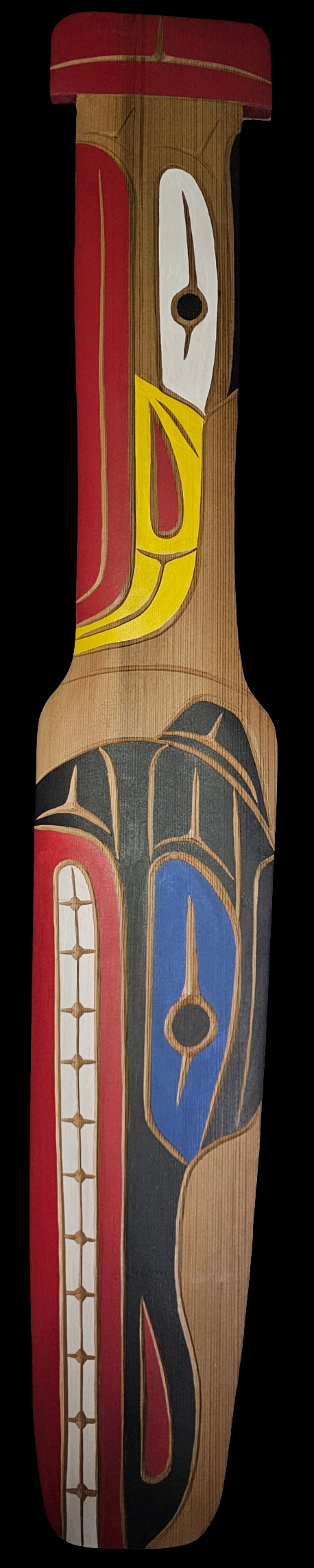 Wolf & Eagle Paddle by Neil Baker