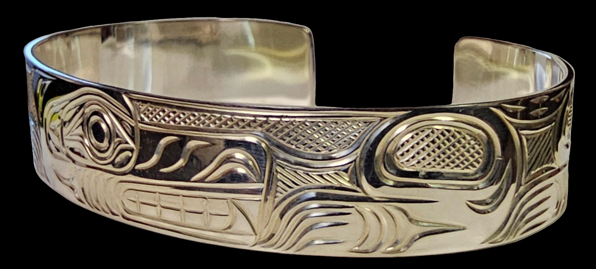 Wolf 1/2" Bracelet by Liam Baker