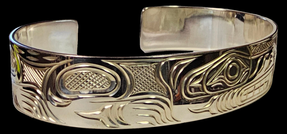 Wolf 1/2" Bracelet by Liam Baker