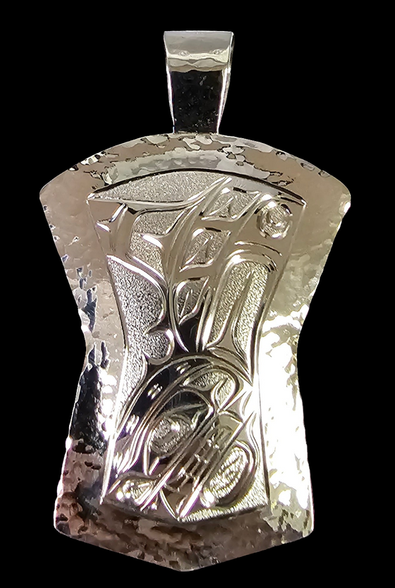 Large Silver Orca Shield