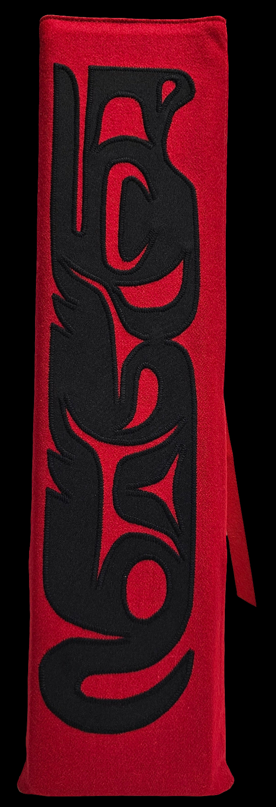 Wolf Design Feather Holder