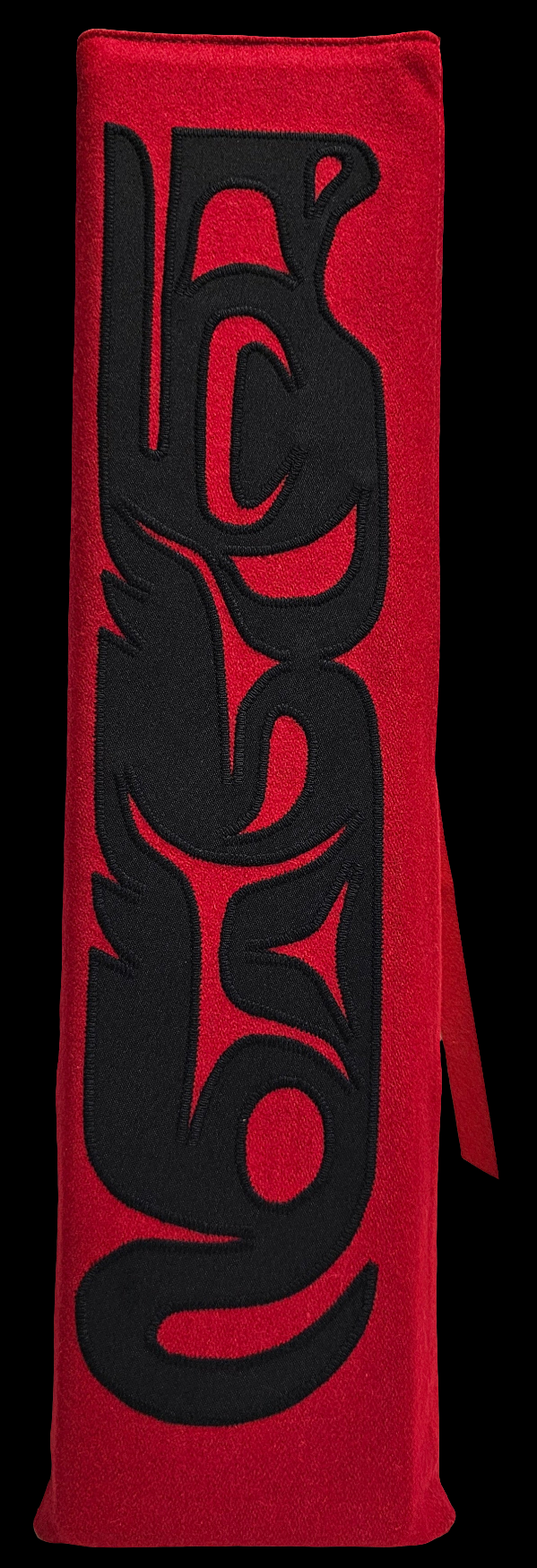 Wolf Design Feather Holder