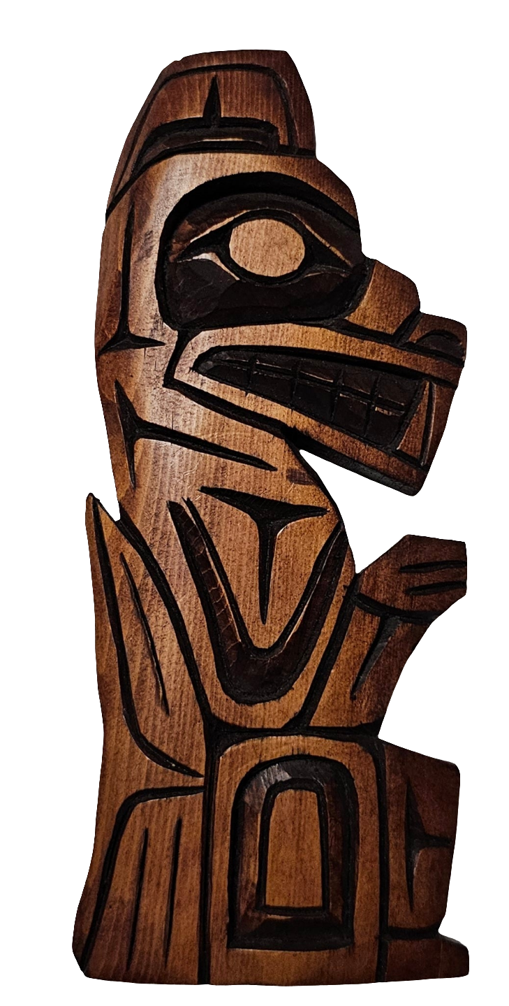 Wolf Carving by Doug Baker