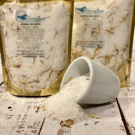 MUSCLE + JOINT RELIEF - HERBAL SEA BATH SOAK