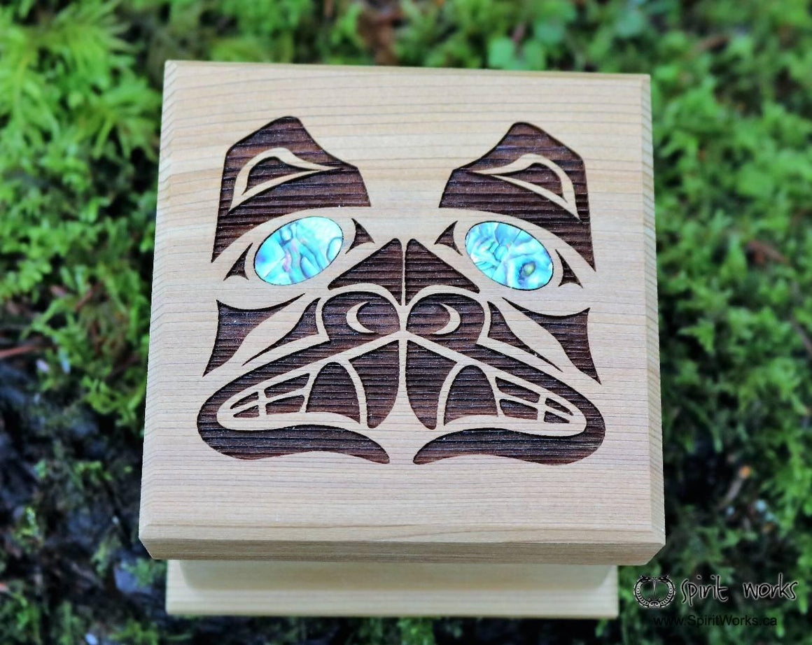 Small Bear Bentwood Box