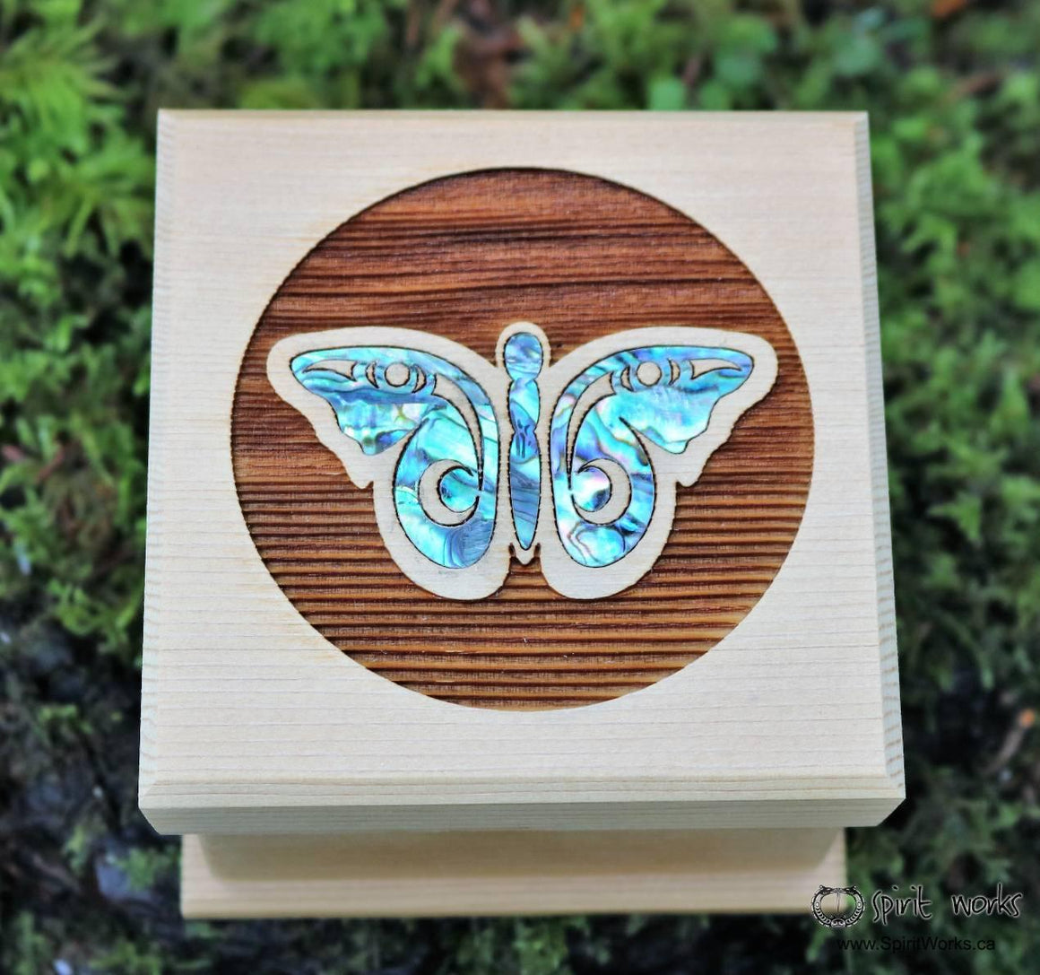 Small Butterfly Bentwood Box