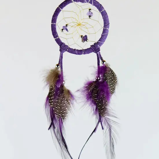 Dream Catcher White Colour Beads Purple