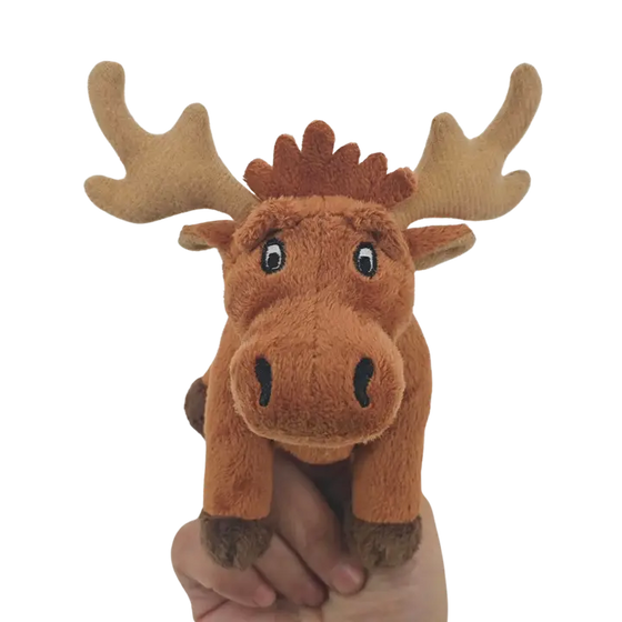5" Lyoon the Moose Plush Finger Puppet (Artist: Bill Helin)