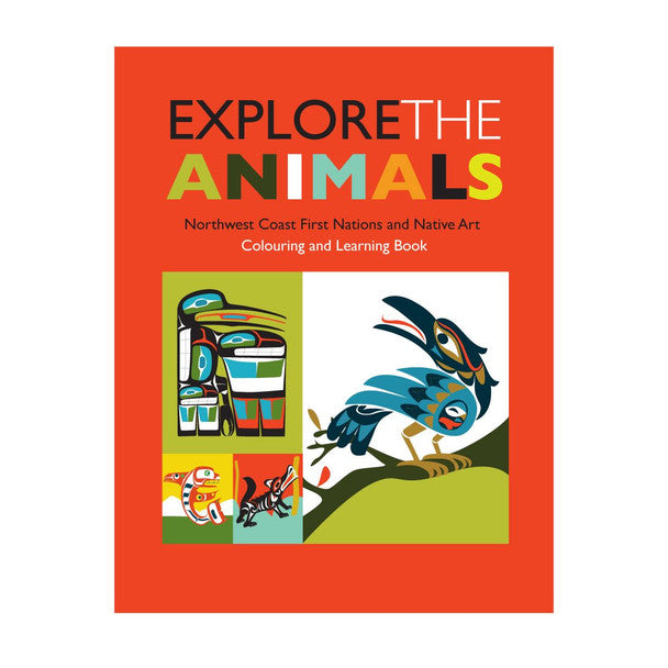 Explore The Animals Colouring And Learning Book