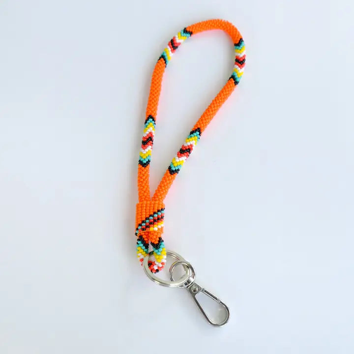 Beaded Wrist Lanyard 7”