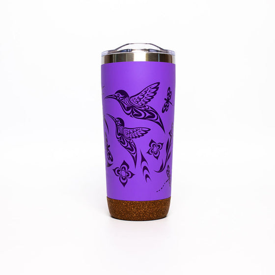 Hummingbird 20 oz Cork Base Travel Mug