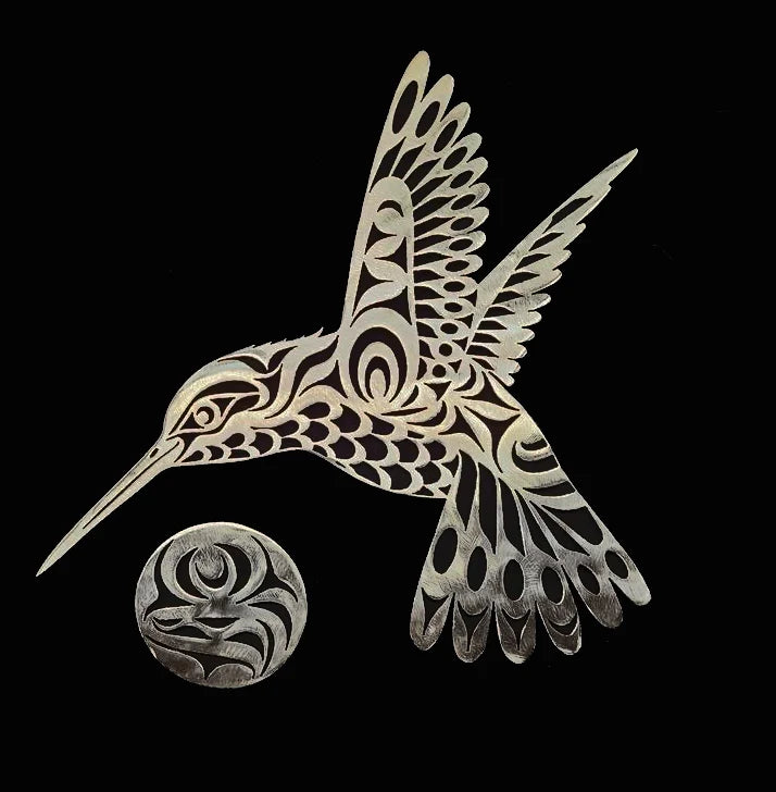FN Hummingbird With Moon