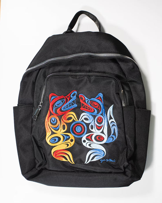 Bear & Wolf Design Backpack
