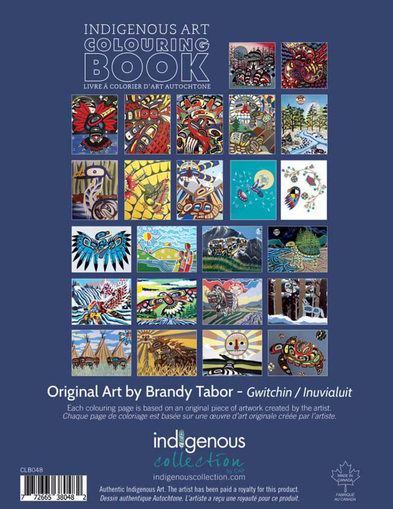 Indigenous Art Colouring Book