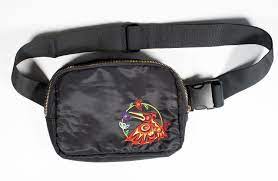 Embroidered Hummingbird Hip Pack