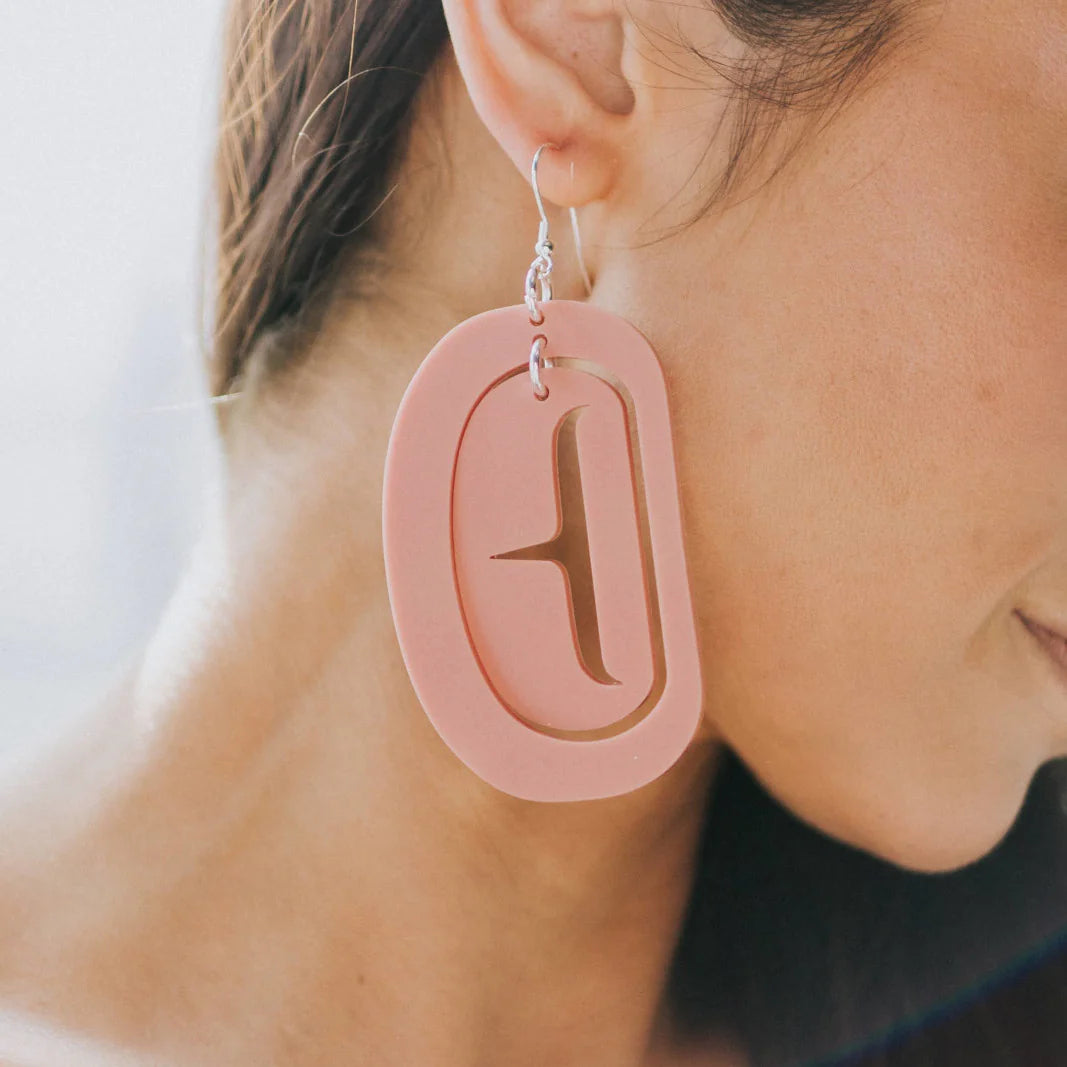 Large Ovoid Earrings