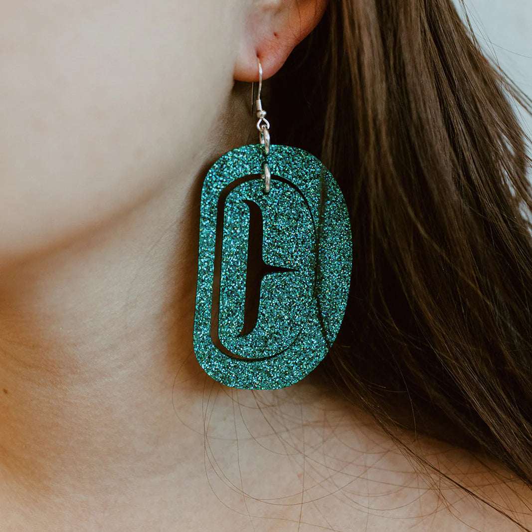 Large Ovoid Earrings