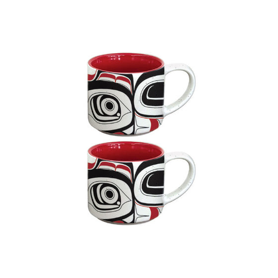 Ceramic Espresso Mugs 2pk - Matriarch Bear