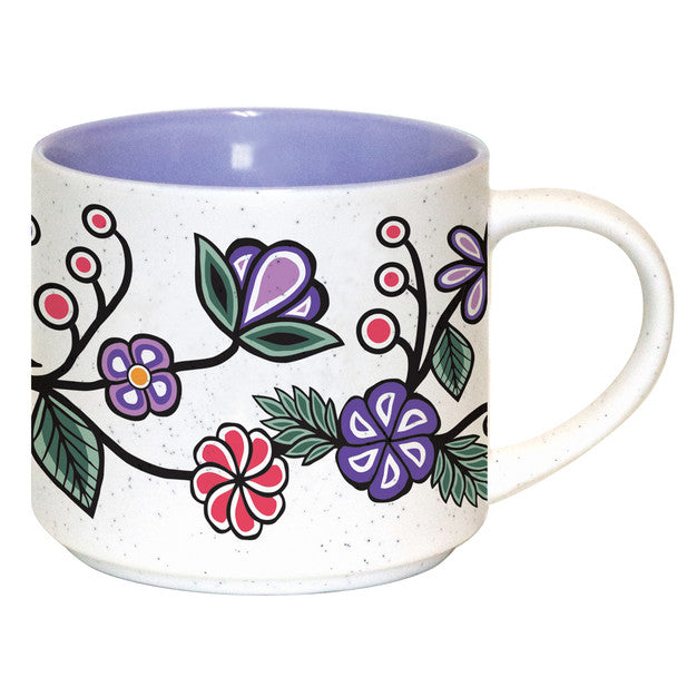 Ojibway Floral Ceramic Mug