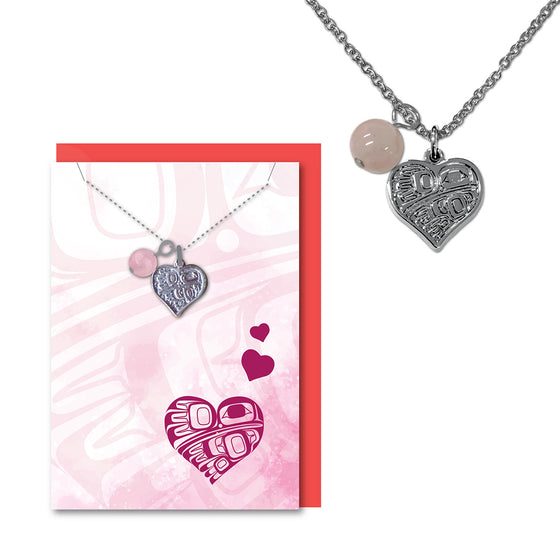 Healing Necklace - Hummingbird Heart