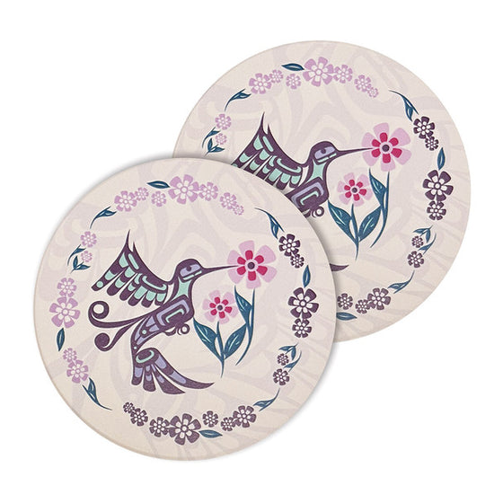 Hummingbird Ceramic Coasters