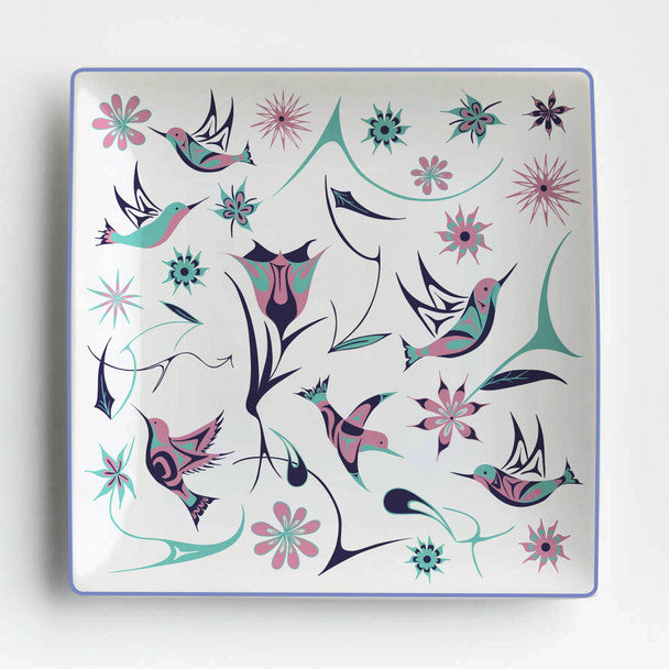 Serving Plate - Hummingbird