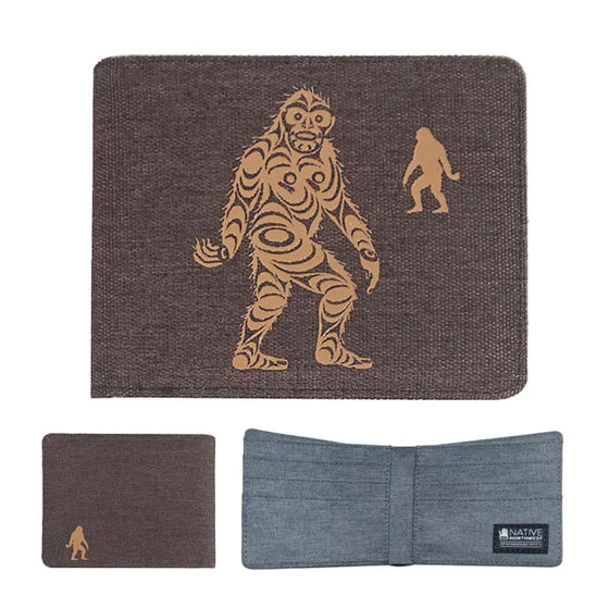 Crosshatch Wallet Sasquatch