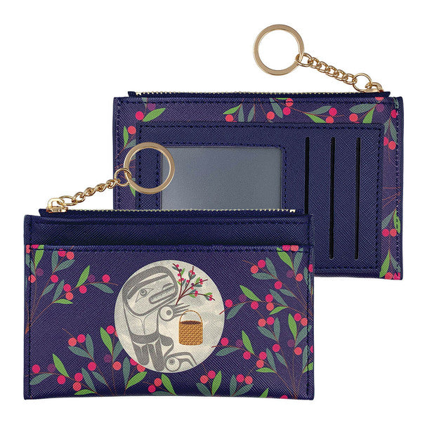 Zippered Wallet - Berry Picker