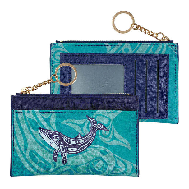 Zippered Wallet - Whale
