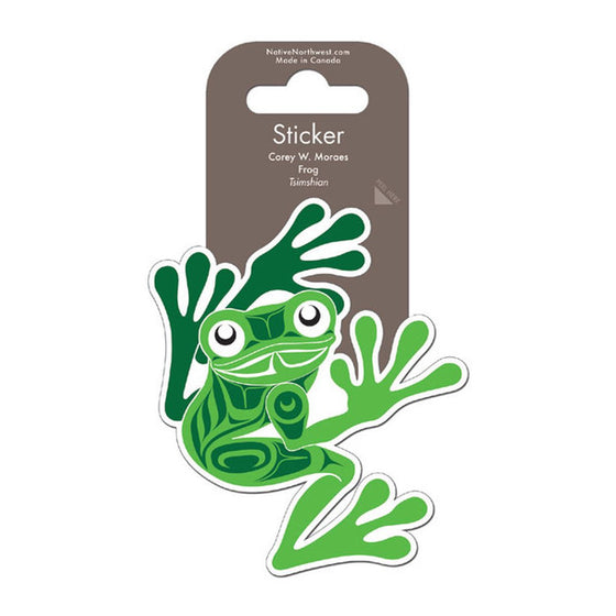 Frog Vinyl Sticker