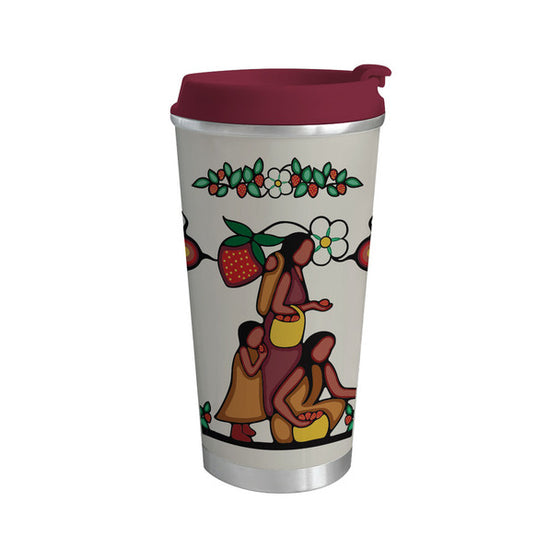 Art Travel Mugs 18 oz - Heart Berry