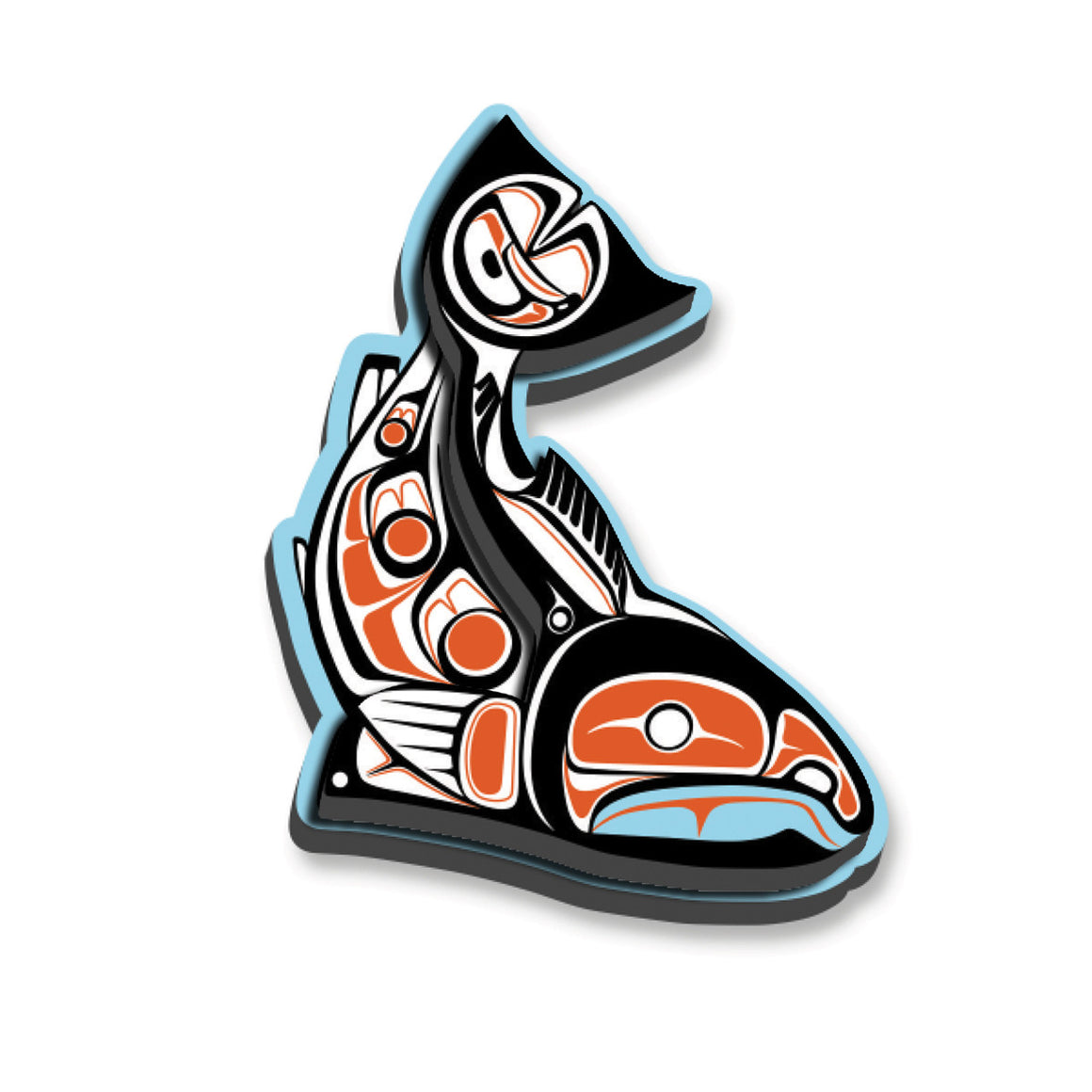 3D Magnet - Sockeye Salmon