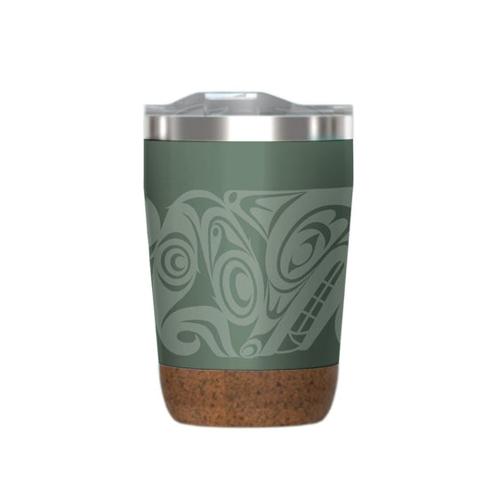 Urban Wolf Design 12 oz Cork Base Travel Mugs