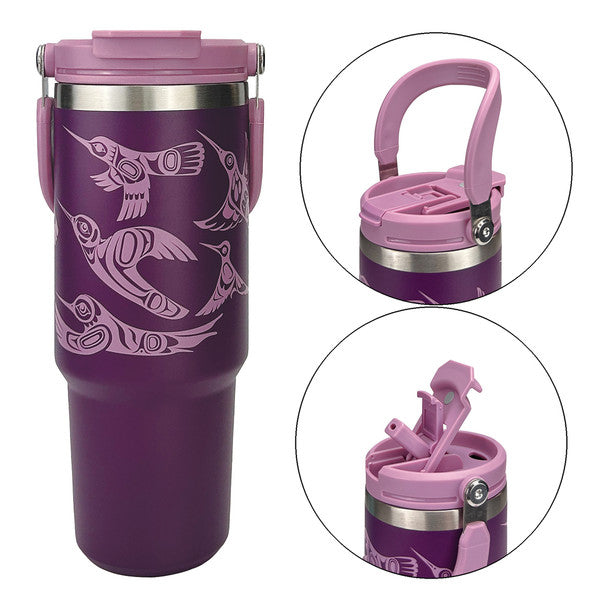 Hummingbird Easy-Carry Insulated Tumbler (30oz)
