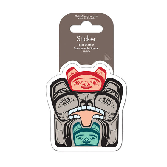 Bear Mother Vinyl Sticker
