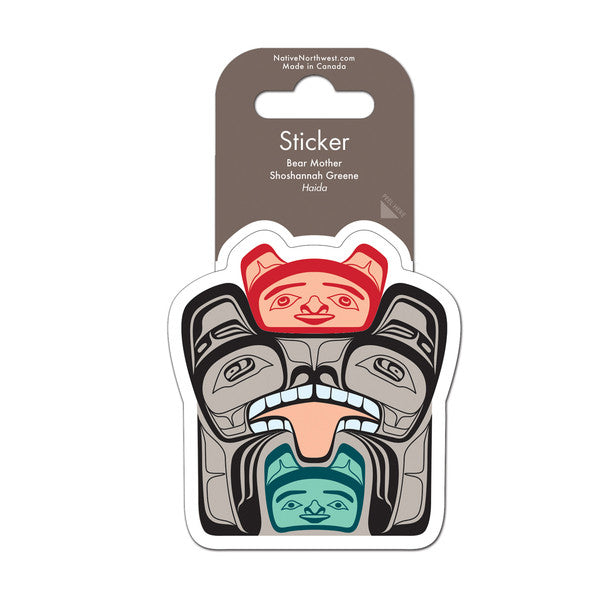 Bear Mother Vinyl Sticker