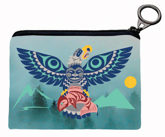 Coin Purse -  Eagle Salmon
