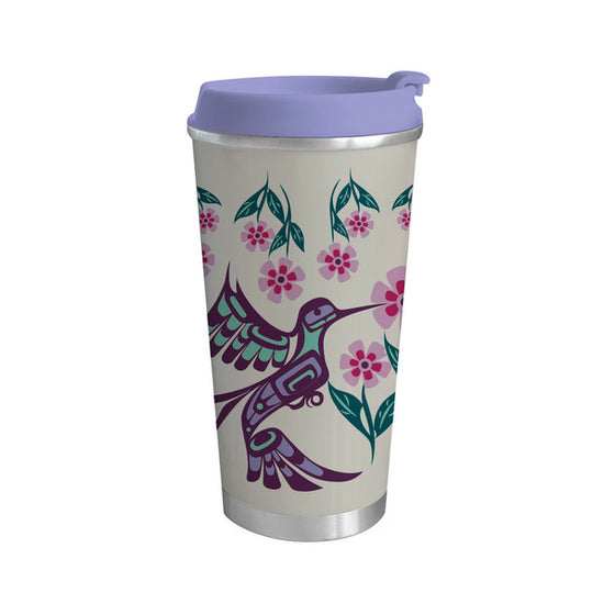 Art Travel Mugs 18 oz - Hummingbird